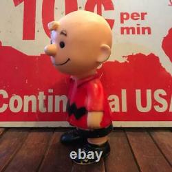 CHARLIE BROWN 1950 Soft Vinyl Doll Figure Hunger Ford Peanuts Snoopy 19 cm F/S