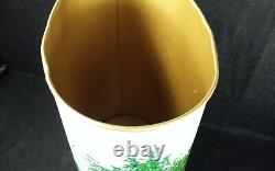 CHEINCO PEANUTS Trash Can 1966 Charlie Brown Snoopy Woodstock