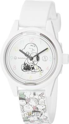 CITIZEN Q&Q Snoopy Charlie Brown Peanuts Watch RP01-806 White Solar Power