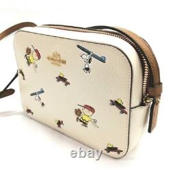 COACH PEANUT Snoopy Charlie Brown Shoulder Bag