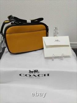 COACH PEANUTS Snoopy Graham crossbody shoulder bag Charlie Yellow C4026 Outlet