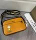 Coach × Peanuts C4026 Graham Crossbody With Charlie Brown Shoulder Bag Yellow