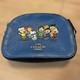 Coach Snoopy & Charlie Brown Print Pouch Blue New Unused Compact Handbag