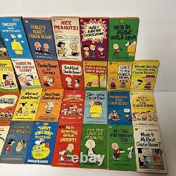 Charles M Schulz 1960's Charlie Brown Peanuts Snoopy Lot Of 43 PB Comic Books