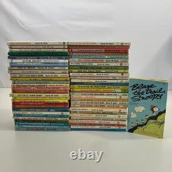 Charles M Schulz 57 Book Lot Snoopy Charlie Brown Peanuts Comics Vintage MMPB
