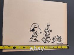 Charles Schulz Charlie Brown Christmas Drawing