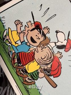Charles Schulz Peanuts SIGH Print Mondo Charlie Brown Snoopy Vintage Comic Art