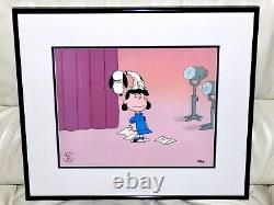 Charlie Brown Christmas Snoopy's Audition Framed Le Cel + Storyboards