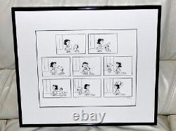 Charlie Brown Christmas Snoopy's Audition Framed Le Cel + Storyboards