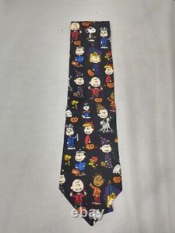 Charlie Brown Lucy Linus Snoopy Halloween Costume Peanuts Men's Neck Tie Necktie