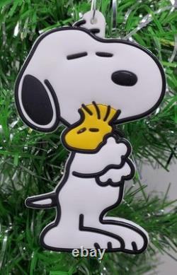 Charlie Brown Peanuts Character Snoopy Hugging Woodstock Ornament