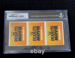 Charlie Brown Peanuts Movie Rare Card Strip Lucy Snoopy 2015 Si For Kids Bgs 5