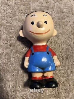 Charlie Brown Pigpen Hand Painted Ceramic Peanuts Gang RARE