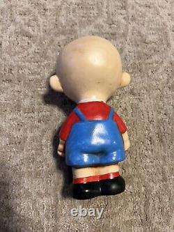 Charlie Brown Pigpen Hand Painted Ceramic Peanuts Gang RARE