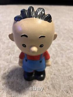 Charlie Brown Pigpen Hand Painted Ceramic Peanuts Gang RARE