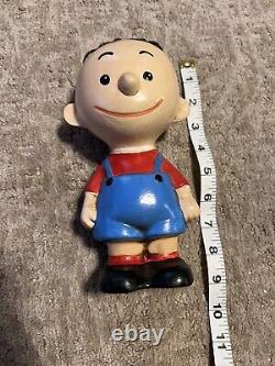 Charlie Brown Pigpen Hand Painted Ceramic Peanuts Gang RARE