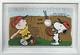 Charlie Brown Snoopy Framed 3d Real Baseball Photo Paper Quote Peanuts