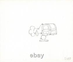 Charlie Brown Thanksgiving Snoopy PEANUTS Cel n Drawing 1973 Schulz Melendez cs
