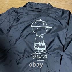 Charlie Brown coach jacket Snoopy Peanuts Tower Records M vintage Peanuts