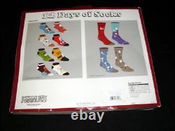 Charlie Brownsnoopyschultz12 Pairsankle & Crew Socksnew In Gift Boxl@@k