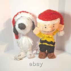 Christmas Snoopy Charlie Brown 3D Pre-Lit, Light Up Indoor Outdoor Yard Figures