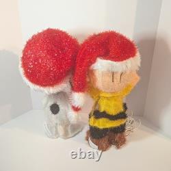 Christmas Snoopy Charlie Brown 3D Pre-Lit, Light Up Indoor Outdoor Yard Figures