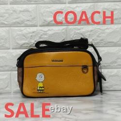 Coach Shoulder Bag Charlie Brown Snoopy Collaboration
