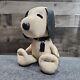 Coach X Peanuts Snoopy Collectible Plush Silver Ivory Bear Charlie Brown Dog