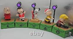 Complete 2017 Hallmark Peanuts Christmas Dance Party withLights Snoopy Linus Lucy