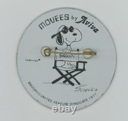 Complete Set 12 Peanuts Charlie Brown Snoopy 1971 Vari-Vue Lenticular Pin/Button