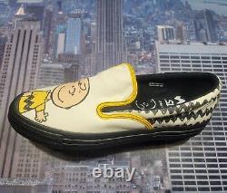 Converse By You Peanuts x Deckstar Slip On Snoopy Charlie Brown Sz 10.5 A03769c