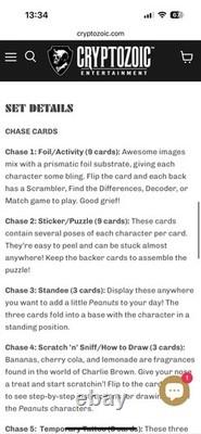 Cryptozoic Entertainment Snoopy 75th anniversary Playpaks Set