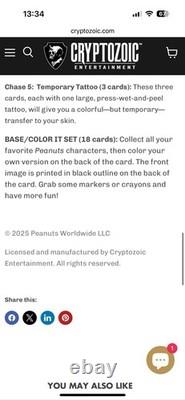 Cryptozoic Entertainment Snoopy 75th anniversary Playpaks Set