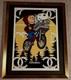 Death Nyc Ltd Ed Signed Framed Art Print 45x32cm Snoopy + Charlie Brown In E. T