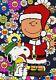 Death Nyc Ltd Signed Lg Art Print 45x32cm Peanuts Christmas Charlie Brown Snoopy