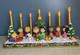 Danbury Mint Charlie Brown Peanuts Christmas Candelabra Working