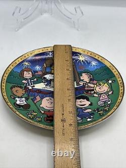 Danbury Mint Hooray For The Red White And Blue Peanuts Plate A5260 Charlie Brown
