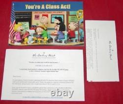 Danbury Mint PEANUTS Snoopy YOU'RE A CLASS ACT Charlie Brown (NEW) RARE 2007