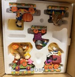 Danbury Mint Peanuts Halloween Figurine Resin Snoopy Charlie Brown Boxed
