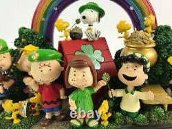 Danbury Mint Peanuts LUCK of the IRISH St Patrick's Day Charlie Brown Figurine