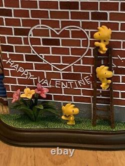 Danbury Mint Peanuts Light Up Holiday Collection Valentine's Day Be My Valentine