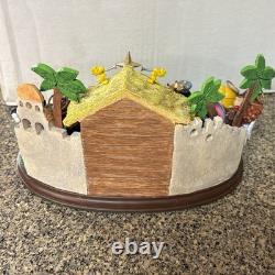 Danbury Mint Peanuts Nativity Snoopy Charlie Brown Christmas Pageant Scene