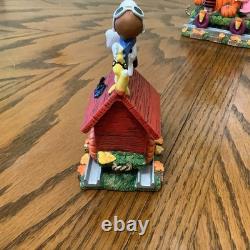 Danbury Mint Peanuts Pumpkin Patch Express Halloween Train Snoopy Charlie Brown