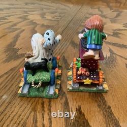 Danbury Mint Peanuts Pumpkin Patch Express Halloween Train Snoopy Charlie Brown