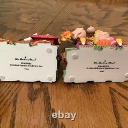 Danbury Mint Peanuts Pumpkin Patch Express Halloween Train Snoopy Charlie Brown