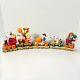 Danbury Mint Peanuts Pumpkin Patch Train Snoopy Lucy Charlie Brown A+