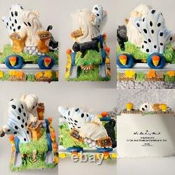 Danbury Mint Peanuts Pumpkin Patch Train Snoopy Lucy Charlie Brown A+