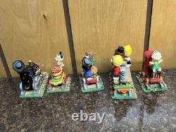 Danbury Mint Peanuts The Thanksgiving Special Train Figure Set Charlie Brown