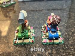 Danbury Mint Peanuts Valentine Express Train Set of 5 Snoopy Charlie Brown READ