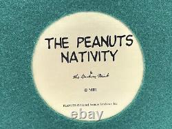 Danbury Mint The Peanut Christmas Nativity Snoopy, Charlie Brown & Lucy